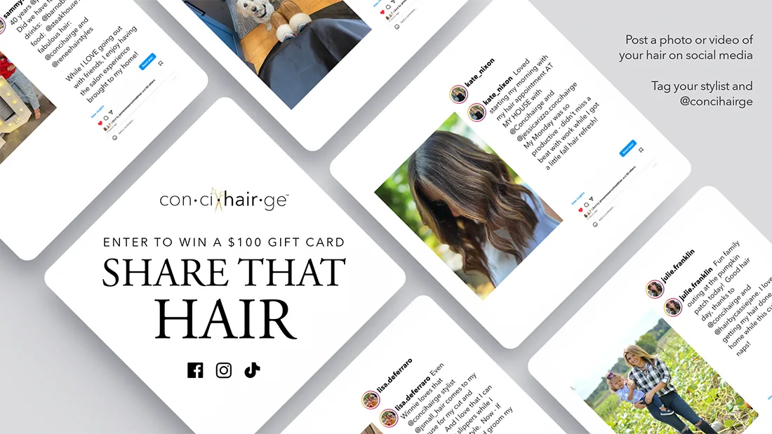 Share That Hair with Concihairge - Enter to Win Gift a $100 Card