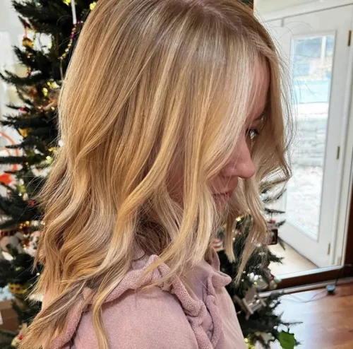 Holiday hair style from Concihairge